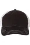 Richardson Garment-washed Trucker Cap In Brown