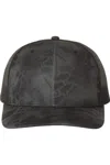Richardson Patterned Snapback Trucker Cap In Multi