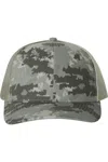 Richardson Patterned Snapback Trucker Cap In Multi