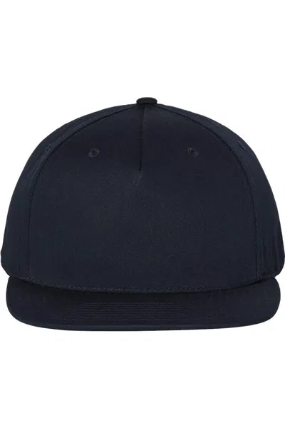 Richardson Pinch Front Twill Back Trucker Cap In Black