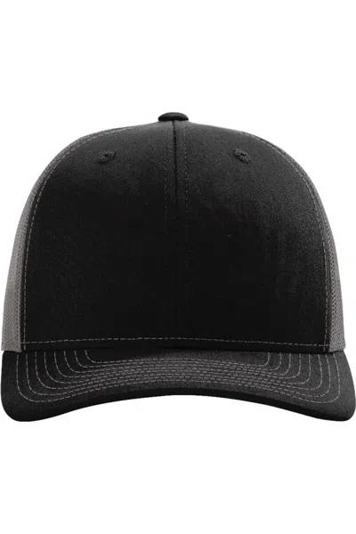 Richardson Recycled Trucker Cap In Black