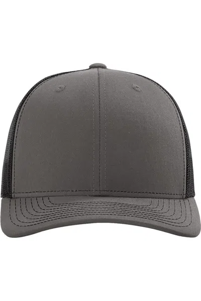 Richardson Recycled Trucker Cap In Black