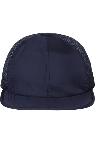 Richardson Rouge Wide Set Mesh Cap In Blue