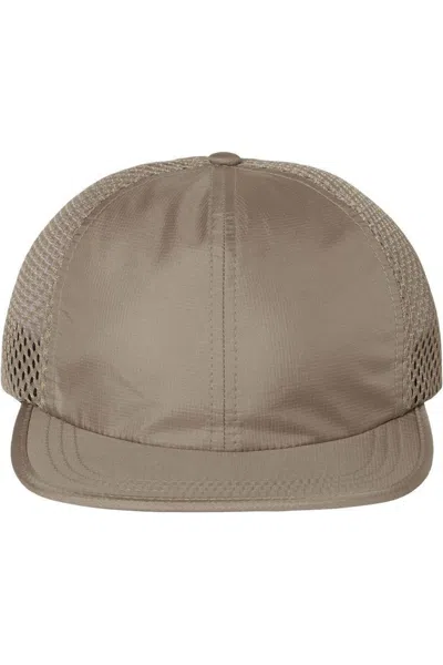 Richardson Rouge Wide Set Mesh Cap In Brown