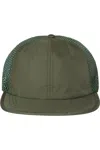 Richardson Rouge Wide Set Mesh Cap In Green