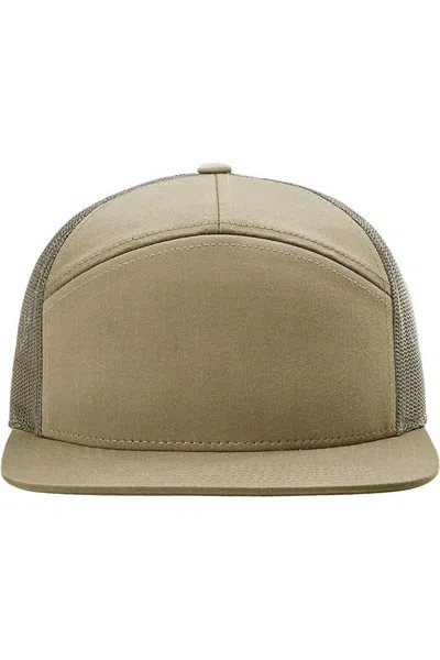 Richardson Seven-panel Trucker Cap In Brown