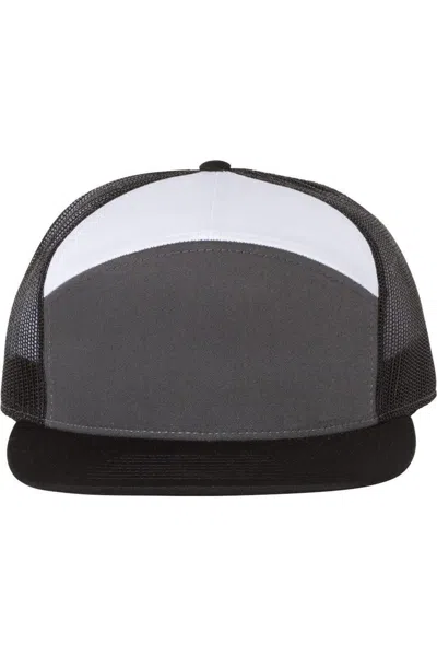 Richardson Seven-panel Trucker Cap In Grey