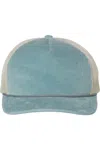 Richardson Troutdale Corduroy Trucker Cap In Blue