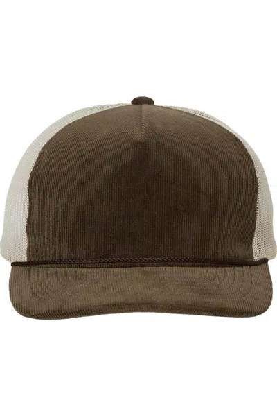 Richardson Troutdale Corduroy Trucker Cap In Multi