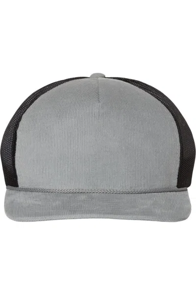 Richardson Troutdale Corduroy Trucker Cap In Gray