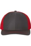 Richardson Twill Back Trucker Cap In Black