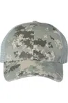 Richardson Washed Printed Trucker Cap In Multi
