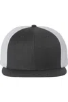 Richardson Wool Blend Flat Bill Trucker Cap In Multi