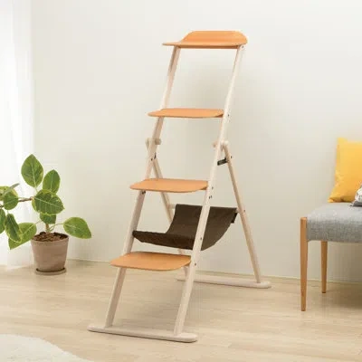 Richell 49.5 Foldable Cat Tree In Natural