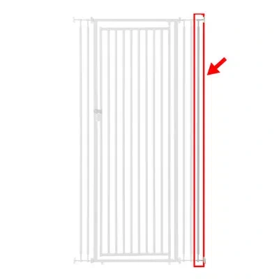 Richell Cat Safety Gate Extra Bar In White