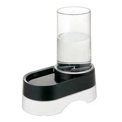 Richell Elevated Gravity Pet Waterer In Black