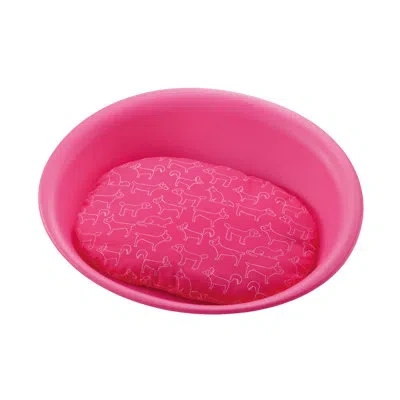 Richell Oval Pet Bed Mat/pad In Pink