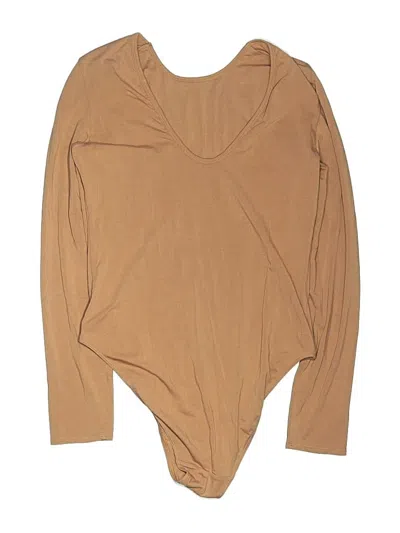 Pre-owned Richer Poorer Bodysuit In Tan