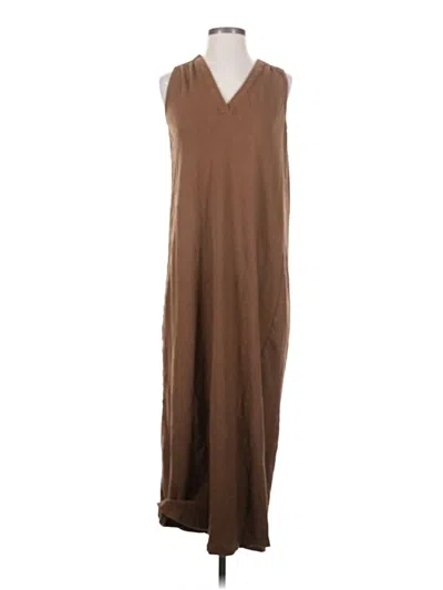 Pre-owned Richer Poorer Casual Dress In Brown