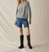 Richer Poorer Felicity Light Weight Sweater In Heather Grey