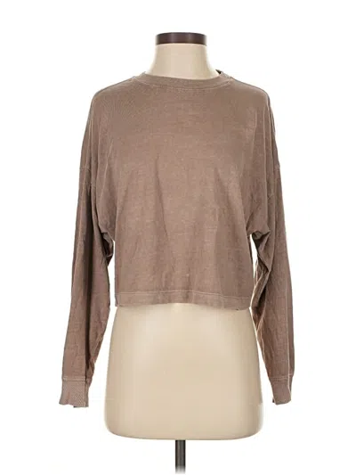 Pre-owned Richer Poorer Long Sleeve T-shirt In Brown