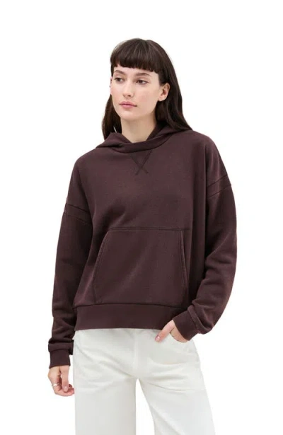Richer Poorer Recycled Fleece Hoodie In Brown
