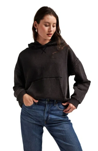 Richer Poorer Recycled Fleece Hoodie In Black