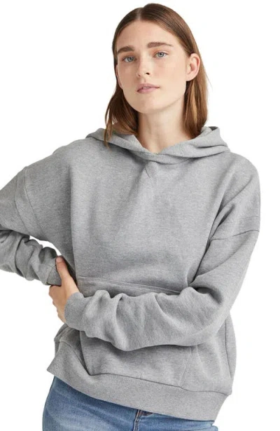 Richer Poorer Recycled Fleece Hoodie In Gray