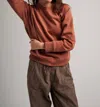 Richer Poorer Recycled Fleece Sweatshirt In Russet In Brown