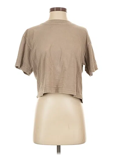 Pre-owned Richer Poorer Short Sleeve Turtleneck In Tan