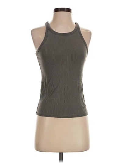 Pre-owned Richer Poorer Tank Top Gray Halter Neckline Tops