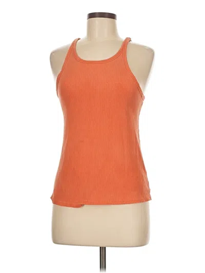 Pre-owned Richer Poorer Tank Top Orange Halter Neckline Tops