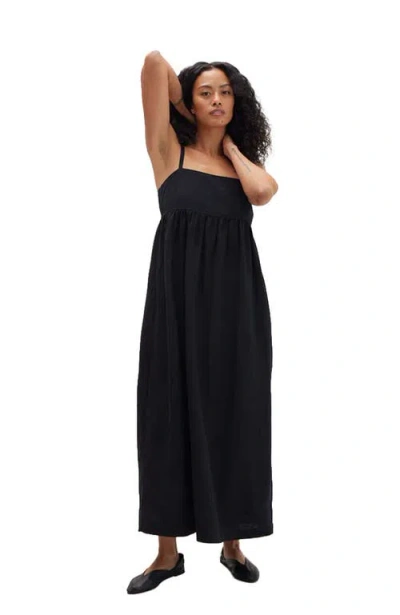 Richer Poorer The Linen Maxi Dress In Black
