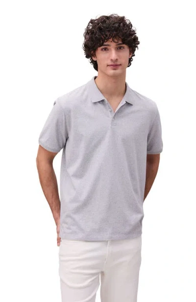 Richer Poorer The Recycled Cotton Polo In Gray