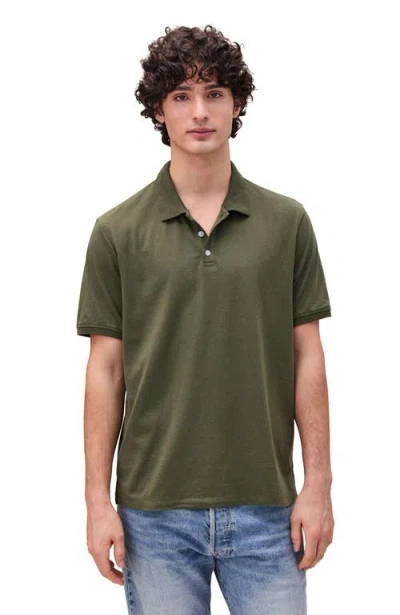 Richer Poorer The Recycled Cotton Polo In Green