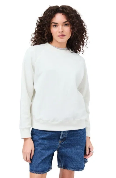 Richer Poorer The Recycled Fleece Classic Sweatshirt In White