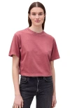 Richer Poorer The Relaxed Crop Tee In Brown