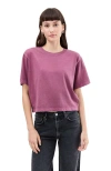 Richer Poorer The Relaxed Crop Tee In Pink