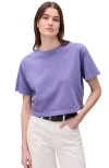 Richer Poorer The Relaxed Crop Tee In Purple