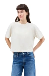 Richer Poorer The Relaxed Crop Tee In White