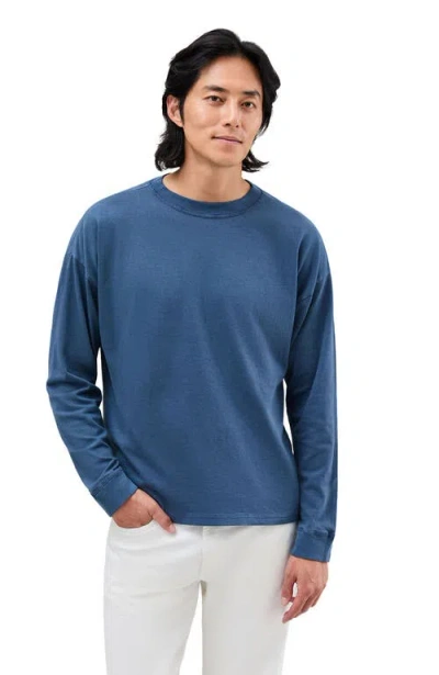 Richer Poorer The Relaxed Long Sleeve Tee In Blue
