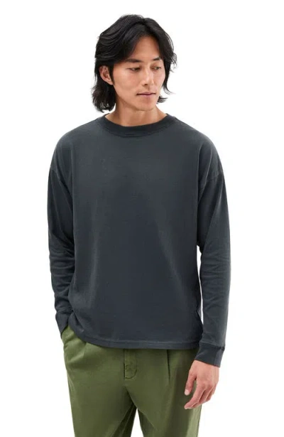 Richer Poorer The Relaxed Long Sleeve Tee In Gray