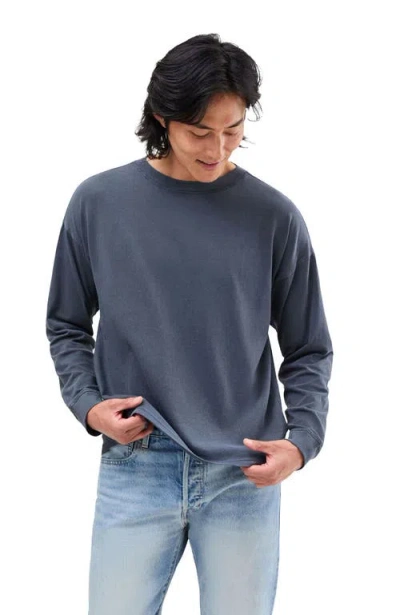 Richer Poorer The Relaxed Long Sleeve Tee In Gray