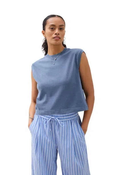 Richer Poorer The Relaxed Muscle Tee In Blue