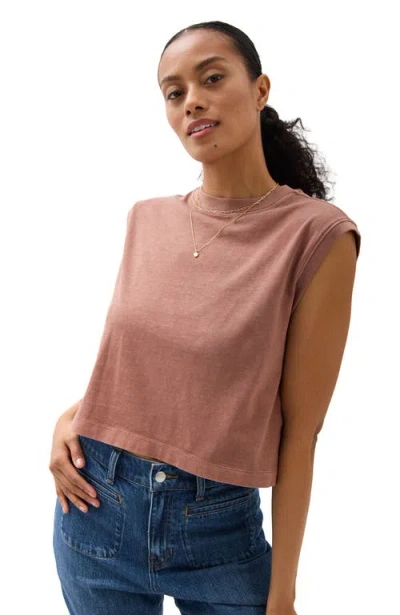 Richer Poorer The Relaxed Muscle Tee In Brown