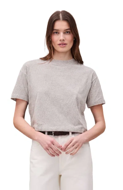 Richer Poorer Vintage Jersey Oversized Crop In Athletic Heather Grey