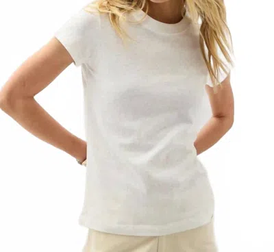Richer Poorer Vintage Jersey Short Sleeve Top In White