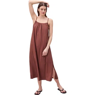 Richer Poorer Womens Breezy Cotton Dress In Brown