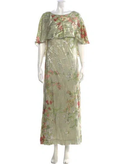 Pre-owned Richilene Vintage Long Dress In Multi