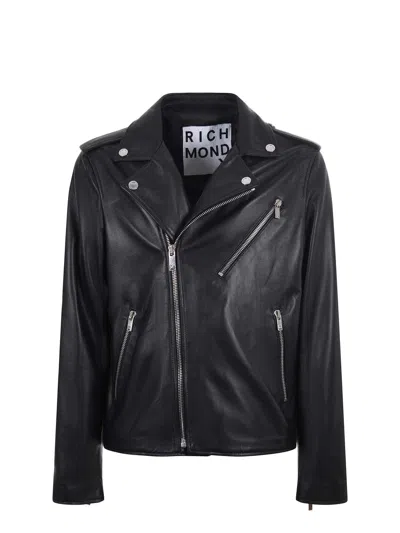 Richmond Biker Jacket In Black